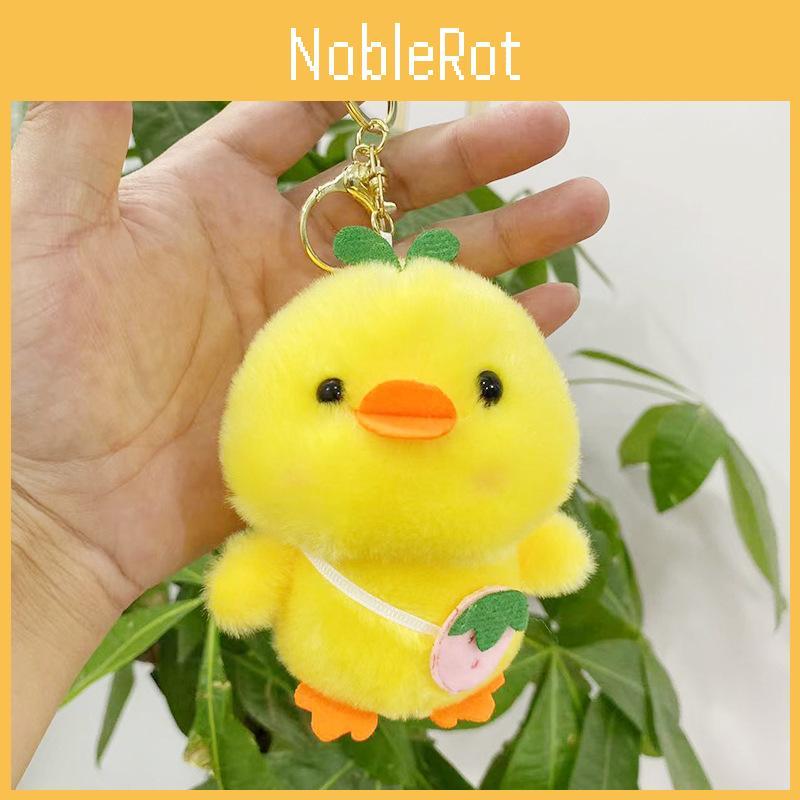 Mini Duck Cute Plush Doll Keyring Fluffy Gift For Children And Stuffed Toy Lovers