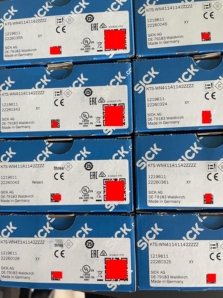 

SICK Color Mark Sensor KTS-WN4114/WS4114/WB4114 Model ZZZZ M12 4-pin straight 2m cable