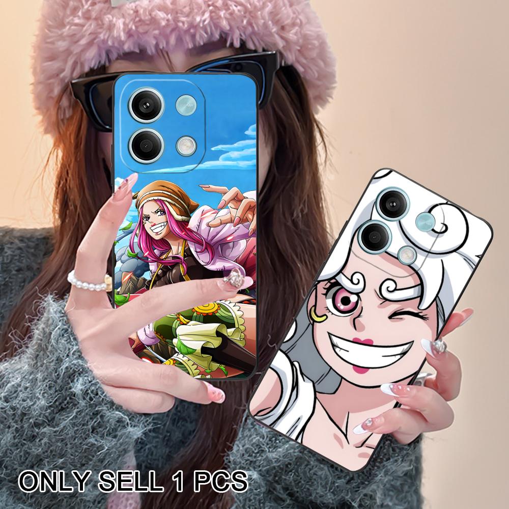 Jewelry Bonney Phone Case for Xiaomi Redmi Note 14 13 12 11 S Pro Plus 4G 5G Soft TPU Shockproof Cover