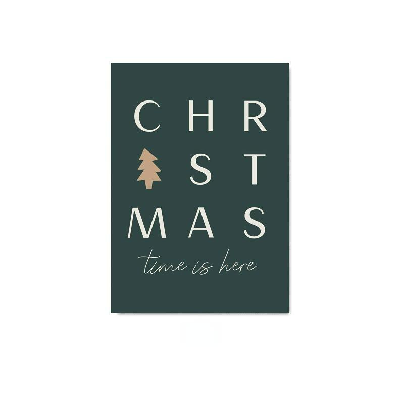 Merry Christmas Posters and Prints Christmas Wall Art Canvas Painting Happy Holiday Pictures Room Wall Decor Home Decoration