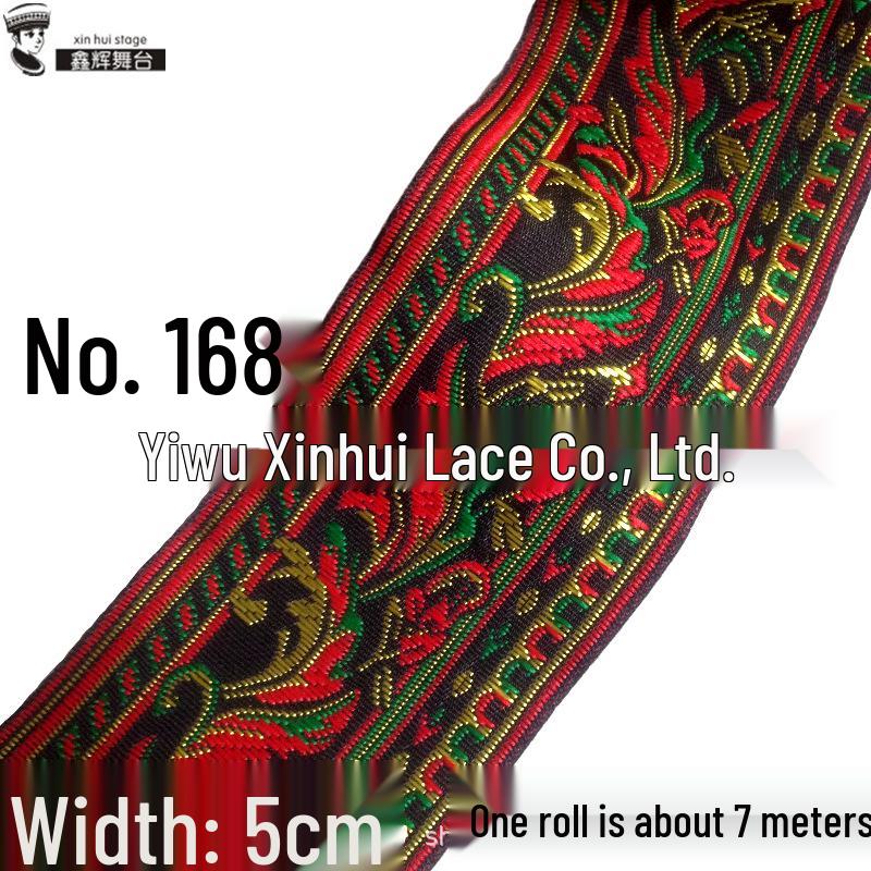 5 см Кружевная отделка Этническая Цветочная Вышивка для DIY Украшений