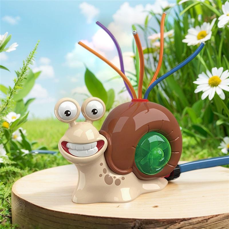 Cartoon Schnecke Wassersprinkler Sommer Garten Rasen Wasserspielzeug Sprühwasser Spielzeug für Jungen Mädchen Sommer Hinterhof Rasen Poolparty Spaß