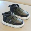 Autumn Children's High Top Casual Sports Shoes  New Boys Board Shoes Soft Sole Baby Toddler Comfortable Outdoor Sneakers