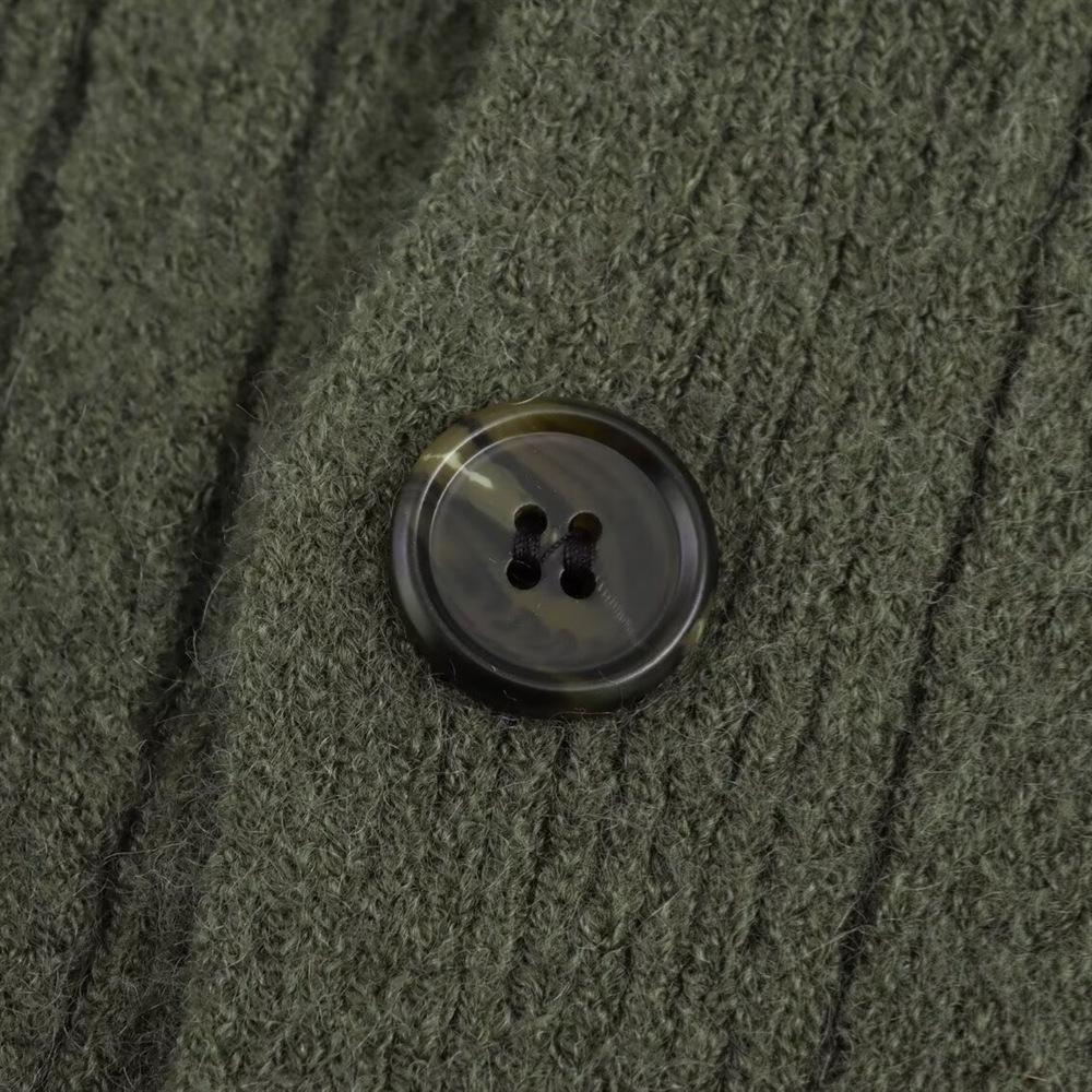 2025 Spring Women's Slim Round Neck Long Sleeve Knit Cardigan