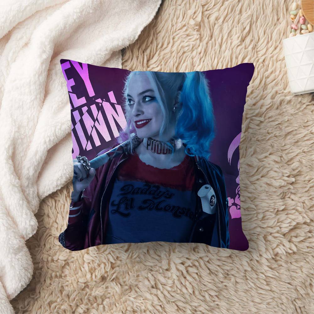 Sexy Girl Q-Quinns-H-Harleys Pillow Gift Home Office Decoration Pillow Bedroom Sofa Car Cushion Coverpillow Case