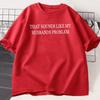 Sounds Like My Husbands Problem T Shirt Casual Cotton Short Sleeve Funny Tshirt Wife Husband Tshirt Loose Round Neck Tees