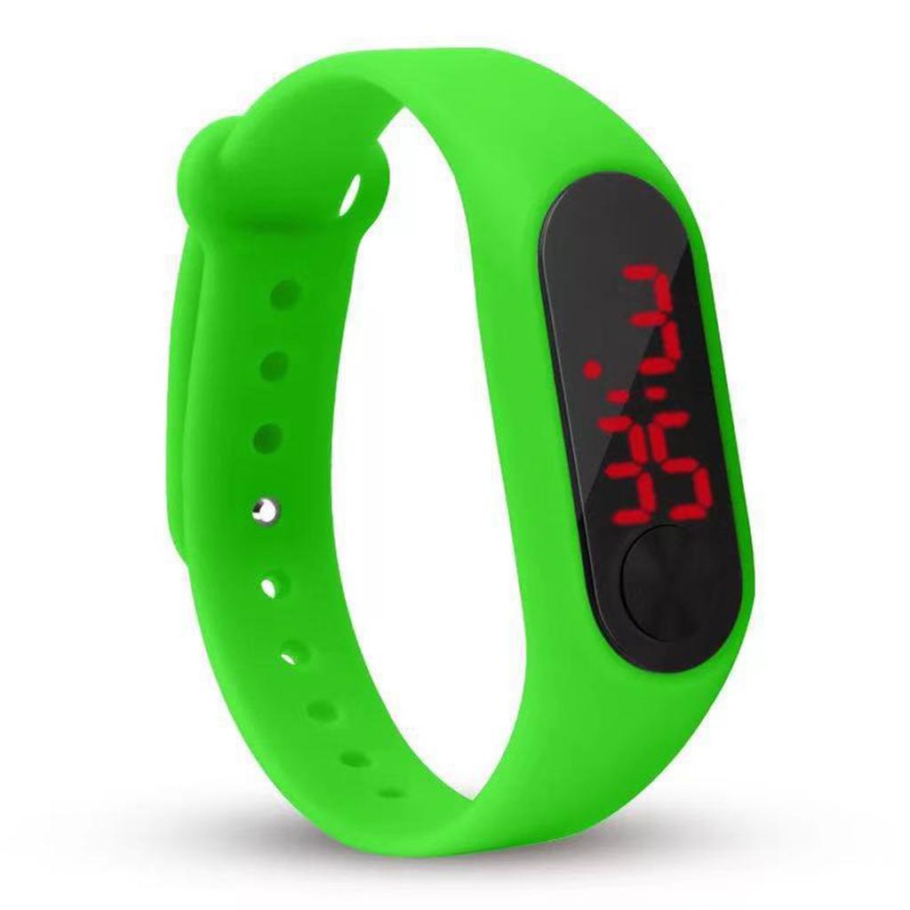 Sports LED Digital Wrist Watch Casaul Digital Wristwatch with Soft Adjustable Strap for Children Students