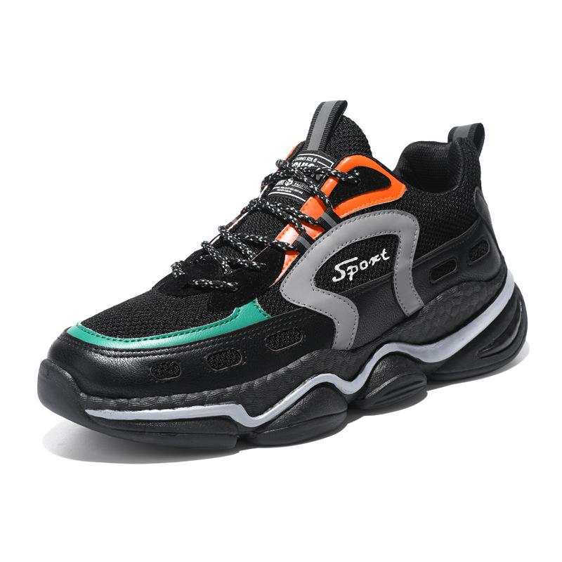 Men's Shoes 2024 New Breathable Casual Sports Shoes Fashion Trend Dad Shoes Lightweight Soft Sole Outdoor Men's Running Shoes