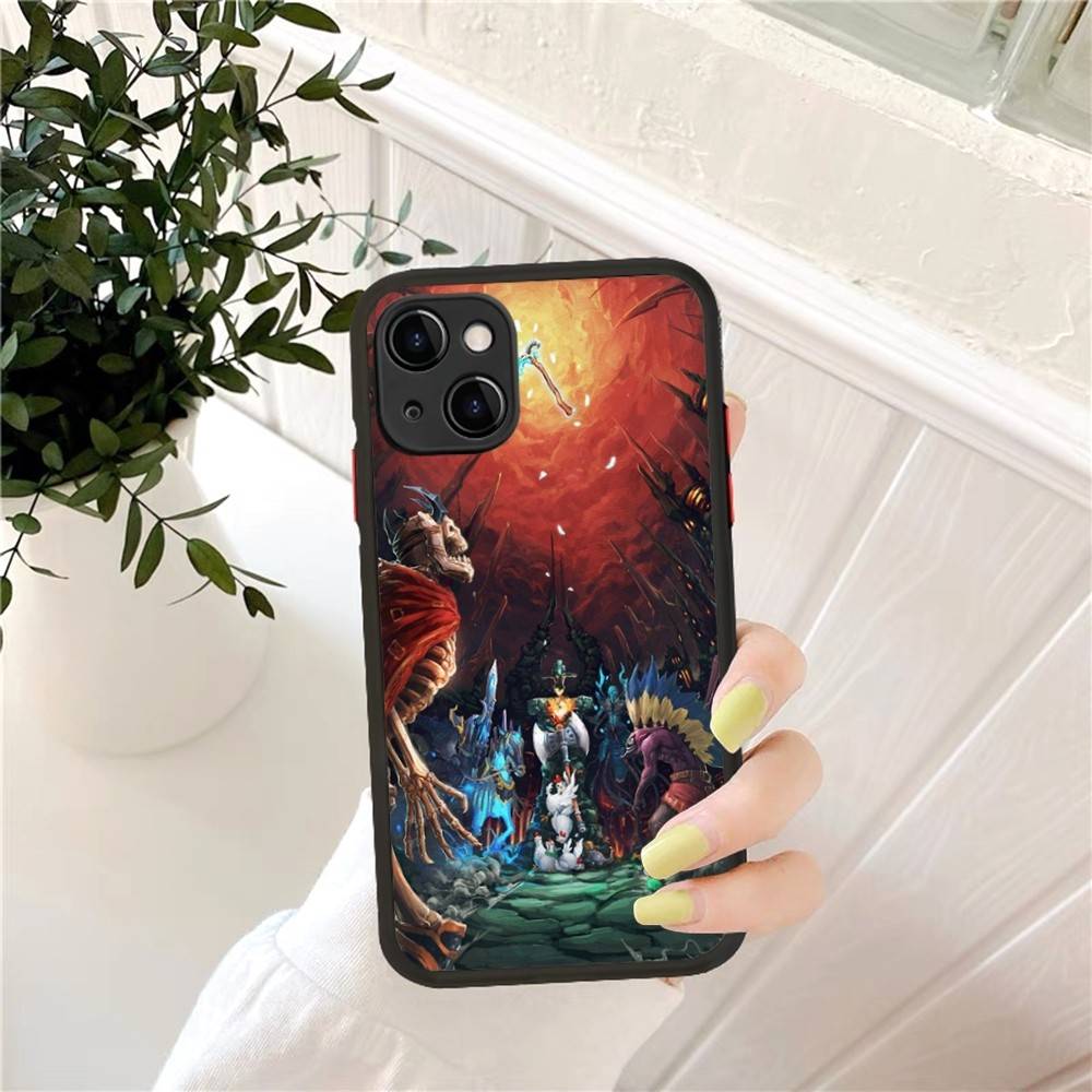Game D-Dota 2 For IPhone 15 16 Pro Max 11 12 13 14 XS XR X Plus 16E Matte Translucent Phone Cover