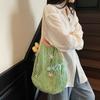 Version coréenne du petit sac frais ajouré pour femme, nouveau sac à provisions tendance polyvalent, sac fourre-tout décontracté léger, sac de plage