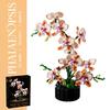 Orchid Plant Simulated Model Kit With Abs Material For Enthusiasts Collector And