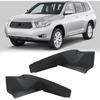 2Pcs Front Wiper Side Extension Cowl Cover Trim for Toyota Highlander 2009 2010 2011 2012 2013 Windshield Cap 53867-0E030, 53866-0E030