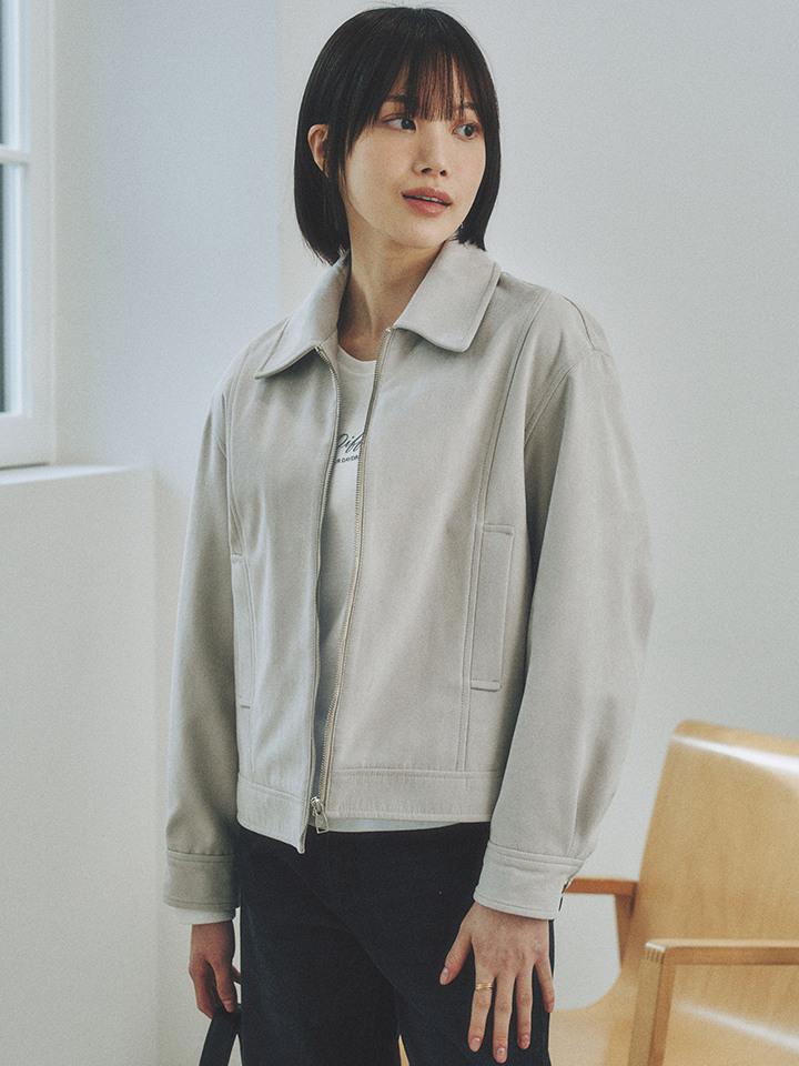 Projectm Women'S) Suede Jacket_Epf2Jj2500