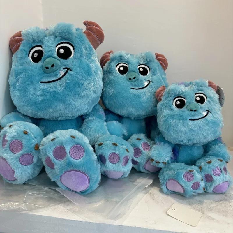 Kawaii Monstro Fúria Azul Brinquedo de Pelúcia Desenho Animado Bonito Boca Torta Fúria Azul Brinquedo de Pelúcia Dando Namorada Presente de Aniversário