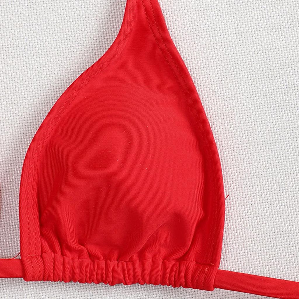 Women's Three-Piece Mesh Cover-Up Set Bikini with Padded Bra Wireless Swimsuit Sheer Maxi Dress Side Tie Beachwear