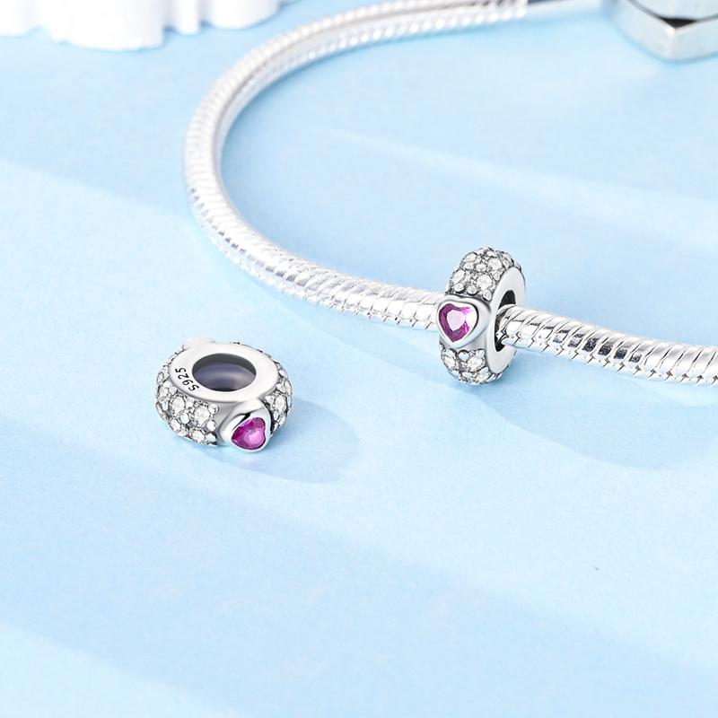 100% 925 Silver Rainbow Zircon Colorful Butterfly Dragon Shaped Silicone Stopper Charms Beads Fit DIY Bracelets Jewelry