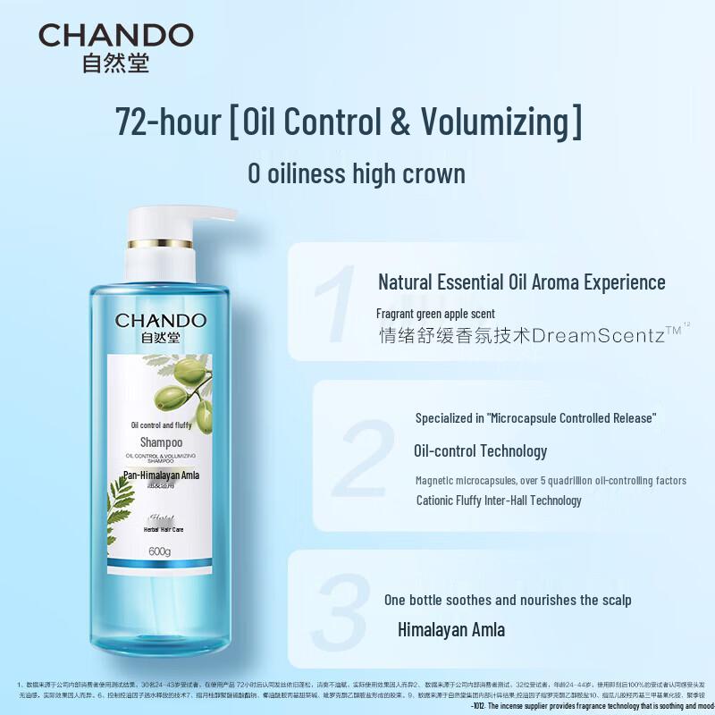 CHANDO Herbal Oil Control & Volumizing Shampoo