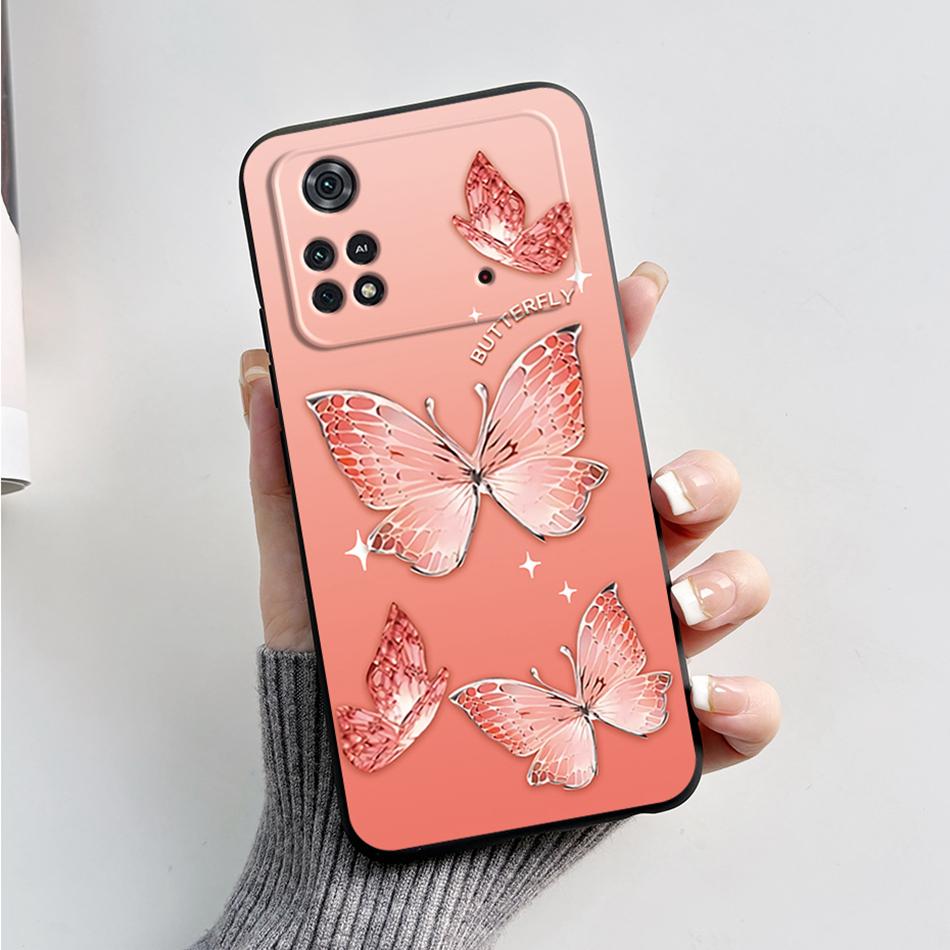 For Xiaomi Poco M4 Pro 4G Case Cute Cartoon Frog Cover Soft Silicone Phone Case For Xiaomi Poco M4 Pro PocoM4 5G Fundas Bumper