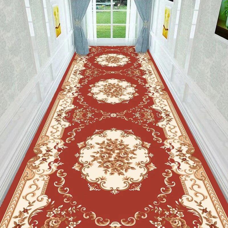Nordic Villa Antislip Stairs Carpet Hallway Rug Washable Doorway Mat Custom Passageway Carpets Home Decoration Long Runners Rugs