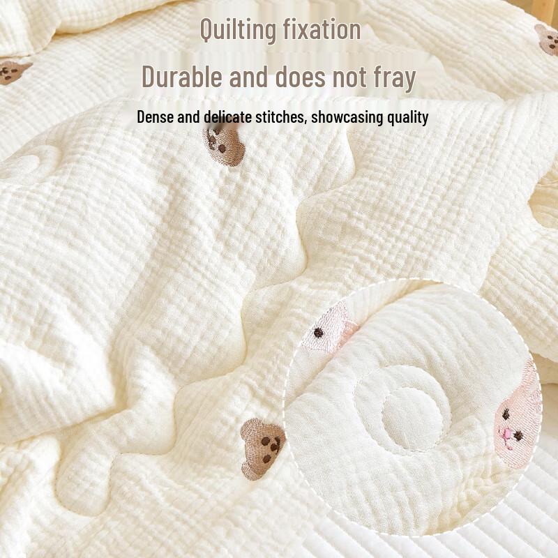 Mling Cotton Gauze Four Seasons Baby Quilt