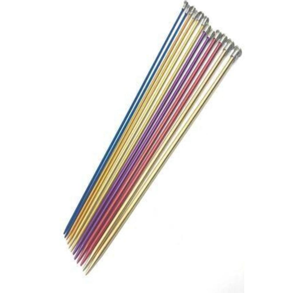 Farbige Stricknadel 3 Nr. 35 cm