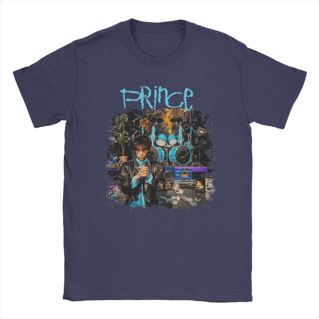 Magliette Novità Prince Rogers Nelson da Uomo Girocollo 100% Cotone Manica Corta T-Shirt Abbigliamento Taglie Forti