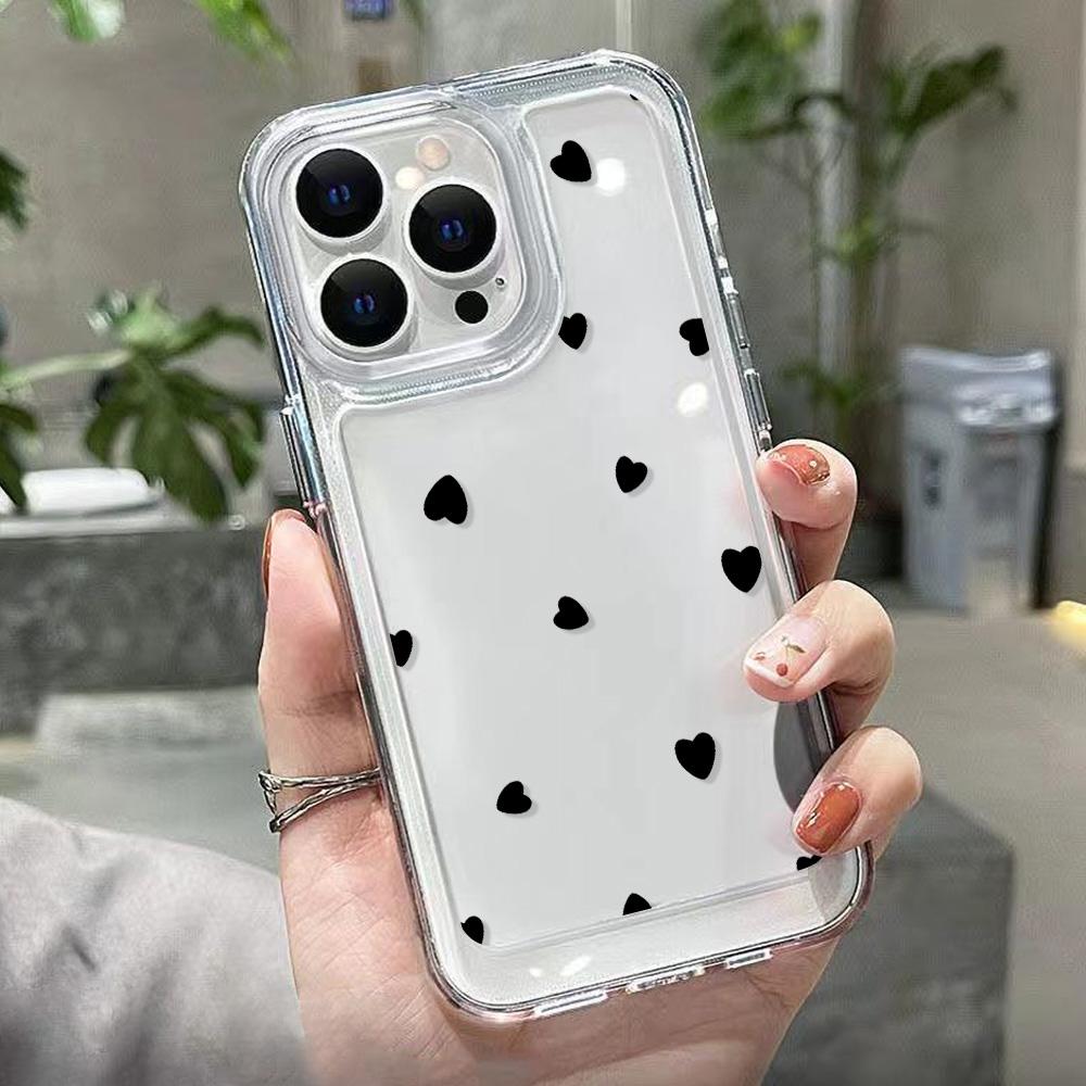 Love Heart Phone Case For Samsung A56 5G A55 A36 A26 A16 A15 A35 A34 A33 A54 A53 A52s A25 A14 A13 A06 A05s A05 Silicon Covers