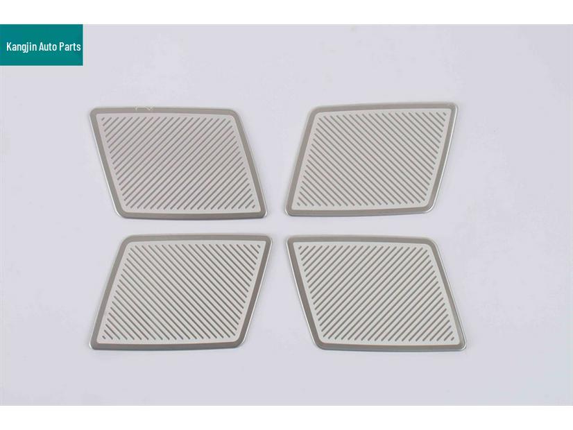 Chery 25 ICAR V23 Silver Stainless Steel Front Triangle Speaker Cover