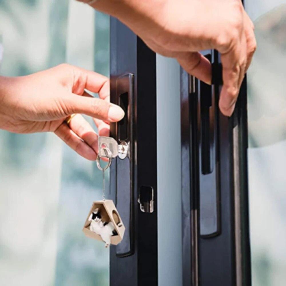 Acryl Niedliches Autozubehör Fauler Katze Anhänger Auto Rückspiegel Ornamente Innenraum Auto Dekoration Geburtstagsgeschenk Paar