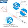 Fawnmum Tongue Cleaner 1 Pcs Macaron Tongue Brush Fresh Breath Tongue Scraper For Oral Hygien Cleaning Tool