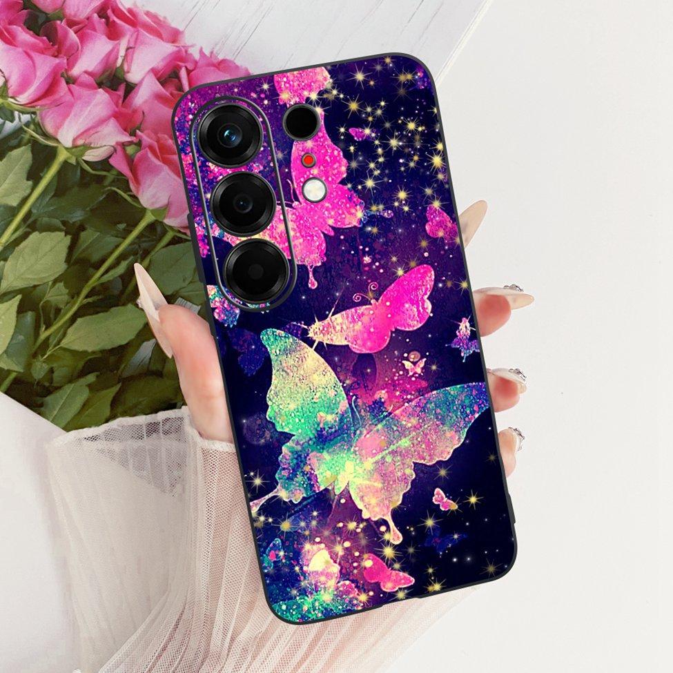 For Tecno CN5 Case For Tecno Camon 50 4G Cover Fashion Butterfly Cute Cat Cool Painted Soft Phone Casing For Techno Camon50 4G