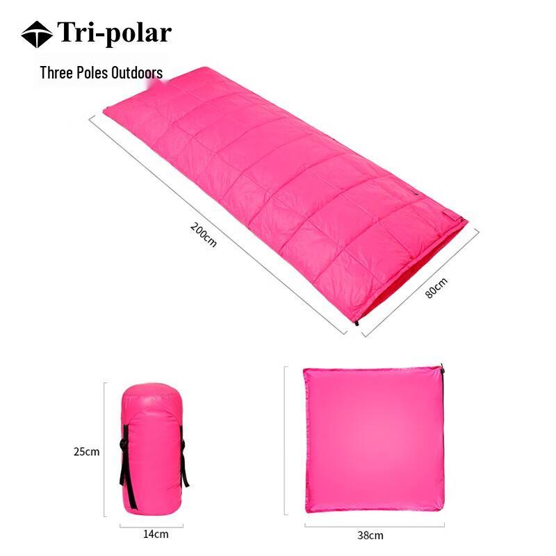 Tri-polar Lightweight Warm Sleeping Bag & Shawl