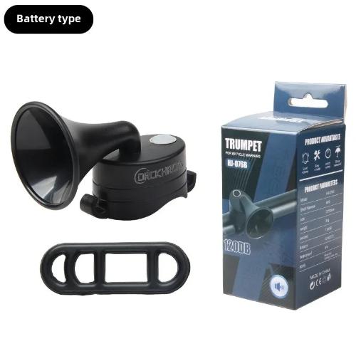 

Велосипедный электронный гудок Гудок для электровелосипеда 120 дБ Громкий предупреждающий звук Перезаряжаемый через USB Водонепроницаемый IPX4 Звонок для самоката Дорожного горного велосипеда