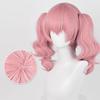 LAOBAO Cosplay Perücke - Roromiya Karuta - Zöpfe, Pink, Lange Locken, Hitzebeständig, Kostümperücke, Party, Festival, Halloween, Kostüm (Roromiya Ka