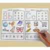Letters A-Z Tracing Practice Workbook Preschool English Learning Kindergarten Alphabet Writing Coloring Book Montessori A4 Size