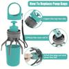 Portable Dog Poop Scooper Pack Pet Waste Picker Bag Dispenser Cleaning Tool Outdoor Travel Cleaner