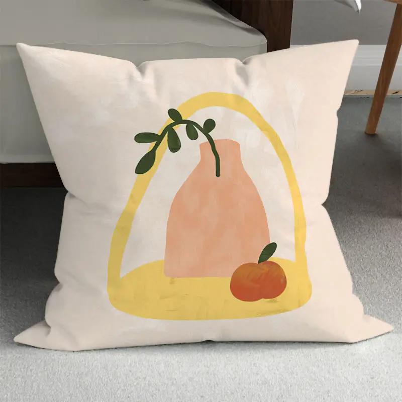 Bedroom Pillowcase Cute Summer Sunflower Decorative Flower  Living Room Bed Sofa Office Chair