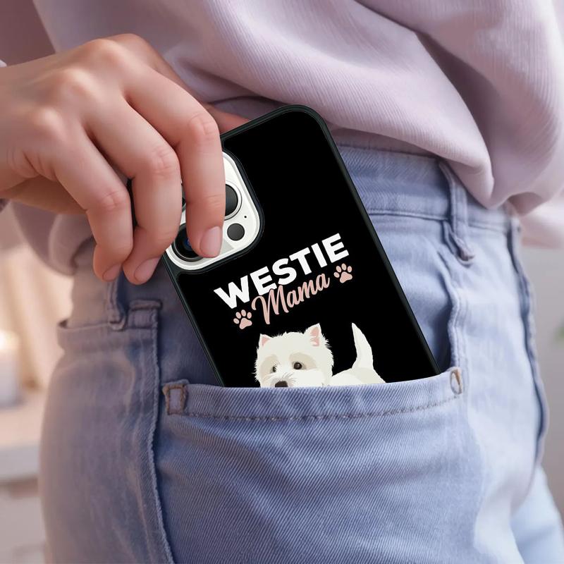 Westie Dog Phone Case For iPhone 17 Air 15 16e 14 13 Pro Max Coque 12 11 Pro Max PLUS cover
