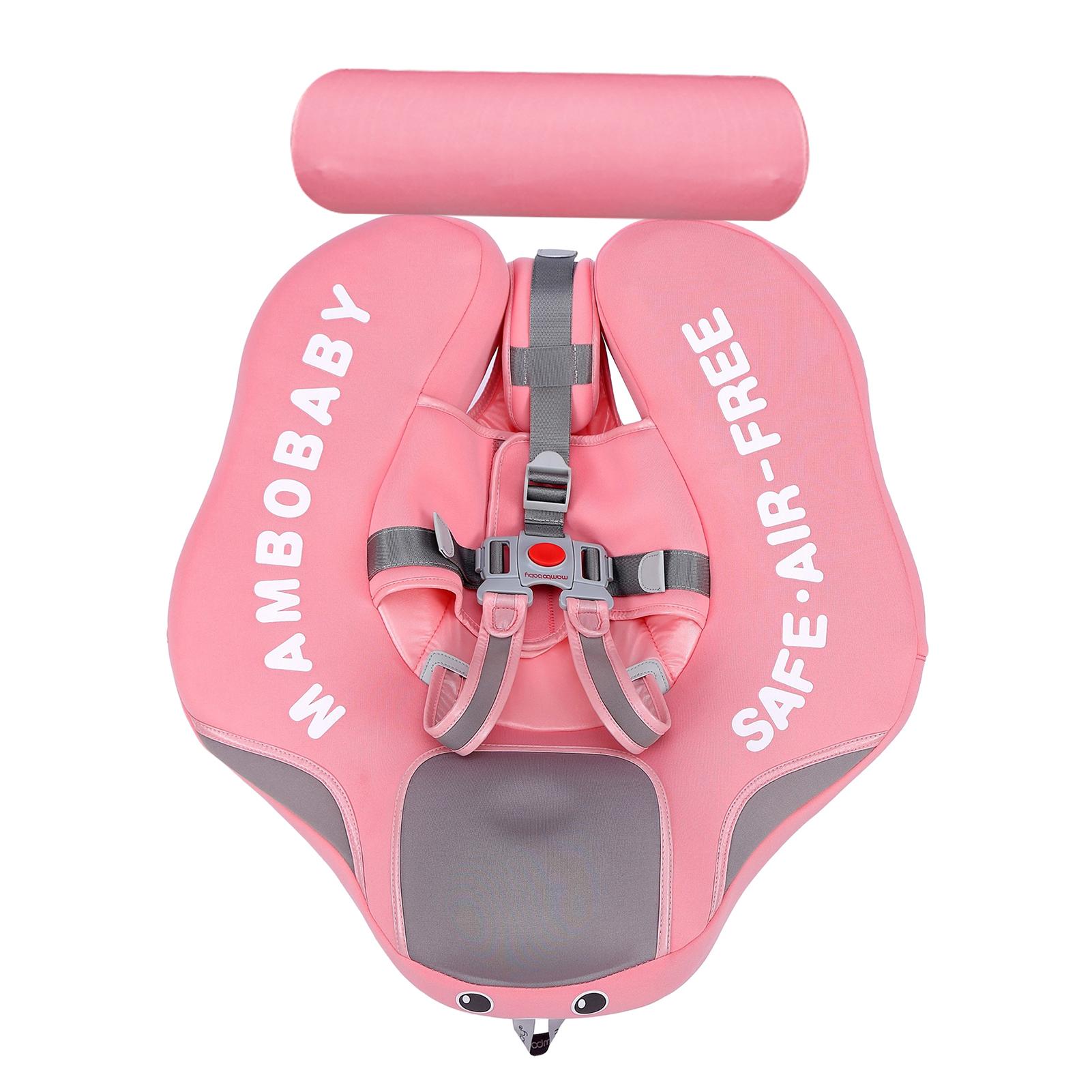 

Очаровательный ненадувной детский круг для плавания, лежачий круг для плавания в бассейне с поплавком на хвосте, эргономичный, предназначен для детей в возрасте от 3 до 24 месяцев розовый