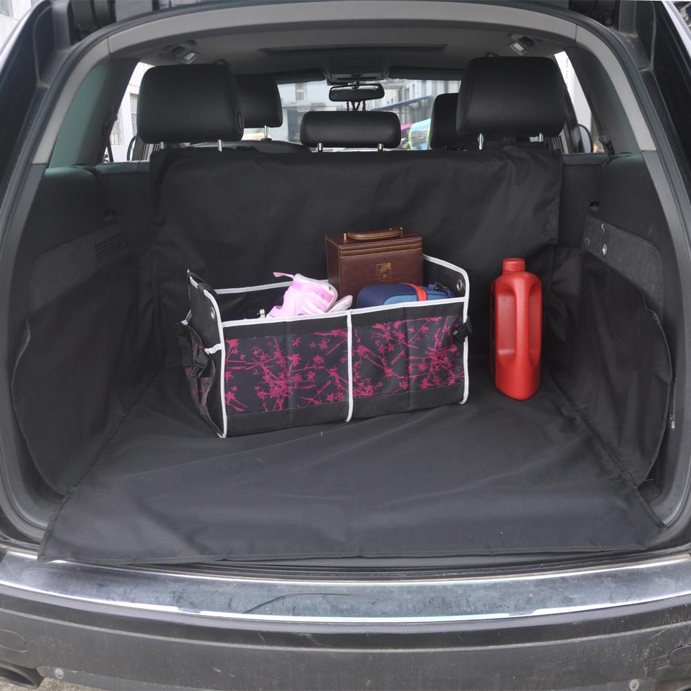 Durable Oxford Car Trunk Mat - Waterproof, Wear-Resistant Pet Seat Cushion