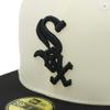New Era 59FIFTY Cap MLB Chicago White Sox CWS SIDE PATCH ONSPOTZ and Flat Summer Sun UV Protection (14666277, NER35C4225), Chrome/Black/White, 2-Tone,