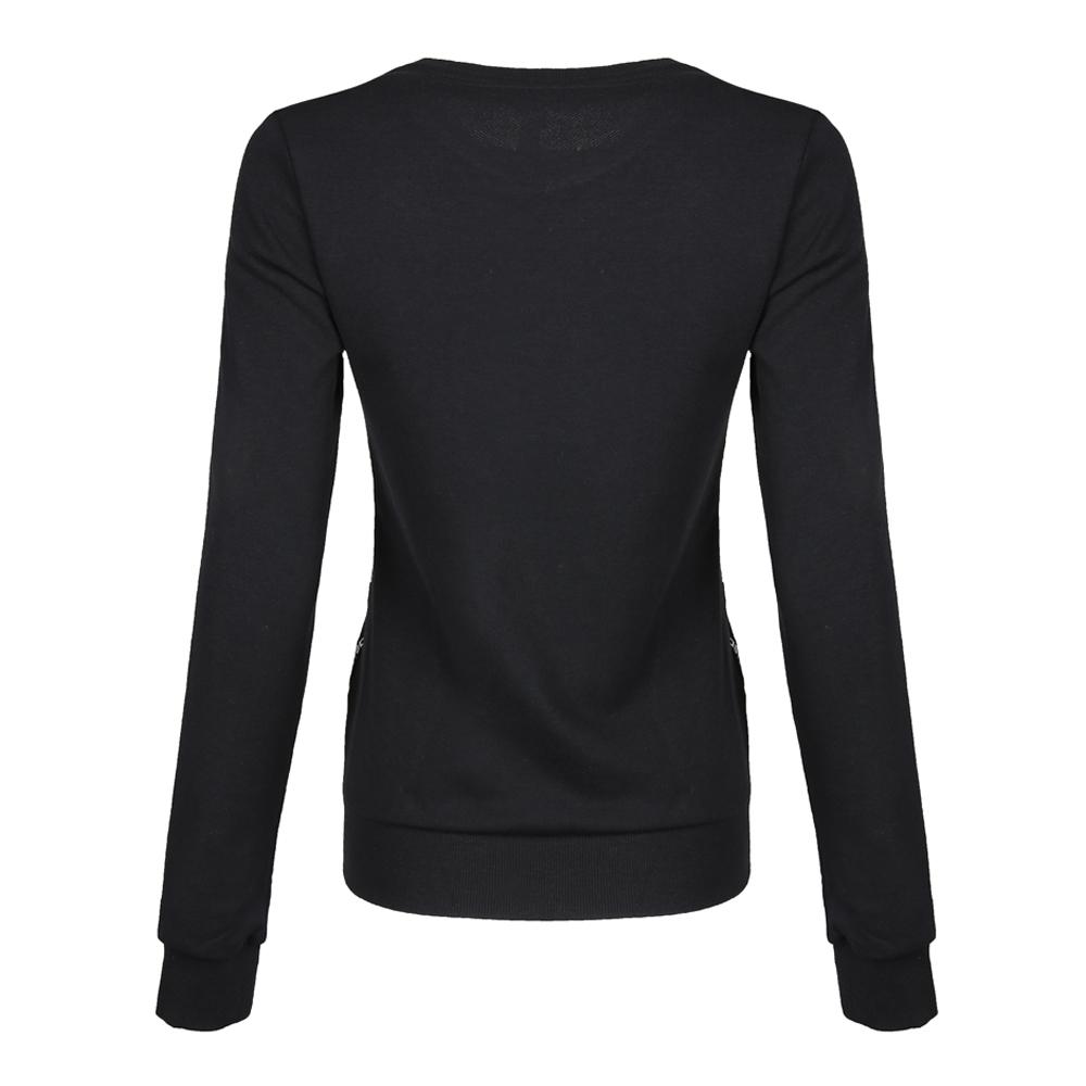 Adidas Neo Fav Sweat Lifestyle Casual Style Series Fashion Simple Versatile Long Sleeve Sweatshirt Women sweatshirt Black CV7307