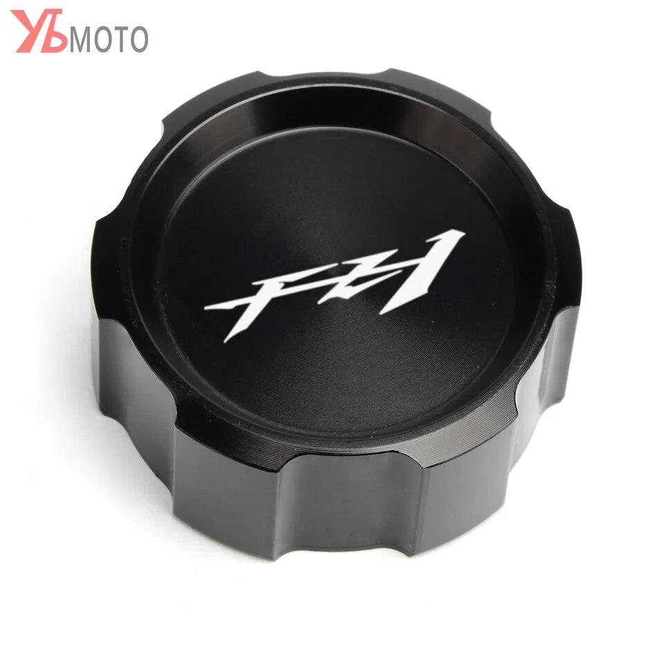 Laser Logo Motorcycles CNC Aluminum Front Rear Brake Fluid Reservoir Cover & Oil Filler Cap For YAMAHA FZ1 FAZER FZ 1 2006-2015