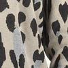 Women's Loose Knitted Star Shape Print Long Sleeve V-Neck Sweater Blouse