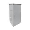 Waterproof Floor-Standing Outdoor Cabinet with Safety Lock, Stainless Steel, Floor-Mounted