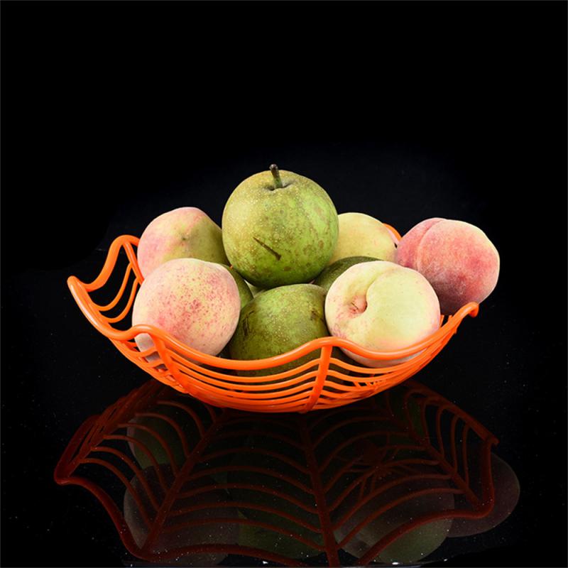 Halloween Candy Basket Halloween Snacks Fruits Bowl Biscuit Packaging Basket Trick or Treat Decoration Halloween Party Supplies