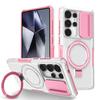 Stand Magnetic Case for Samsung Galaxy S24 S22 S23 S25 S20 S21 S26 FE Ultra Plus S26 Ultra Magsafe Shockproof Protector Cover