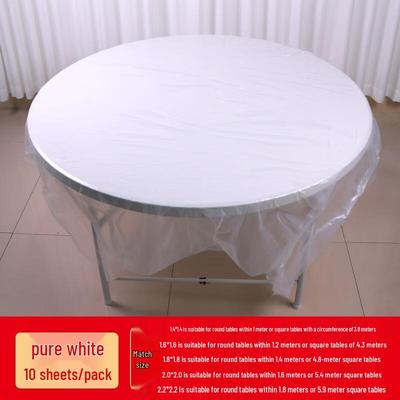Pogrubiony jednorazowy plastikowy obrus