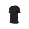 adidas Solid Color Logo Round Neck Quick-Dry Sports Short Sleeve T-Shirt Women Tops Black BK2688