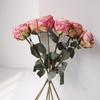 Artificial Rose Flower Realistic Faux Silk Rose with Stem for DIY Wedding Bouquets Home Party Table Centerpiece Floral Arrangement